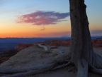 Bryce canyon rim sunrise