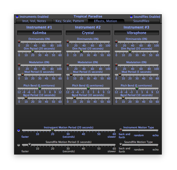 Edit Soundfile Settings